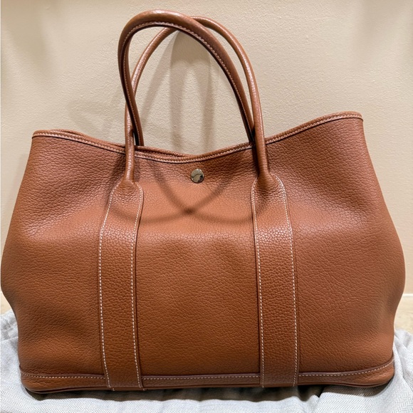 Hermes Garden Party 36 Gold Negonda  Tote Bag - Picture 1 of 5